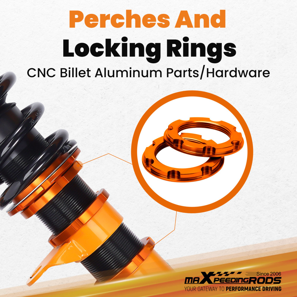 Compatible for Holden VY VZ VZ VT Commodore Statesman WH WL WK 99-07 Racing Coilover Shocks Lowering Kit