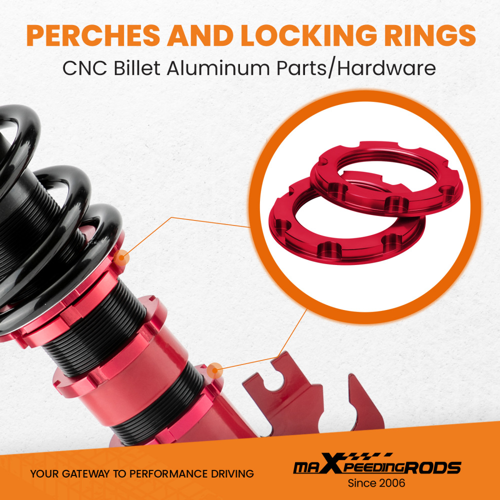 maXpeedingrods Adjustable Front Coilover Lowering Kit for Holden Commodore VT VX VY VZ 97-06 Coilover Damper Suspension Kit