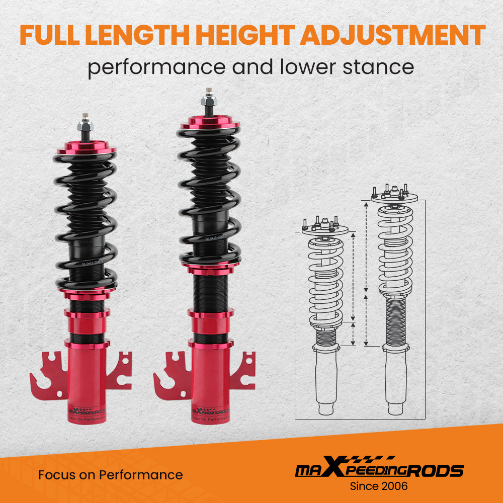 Coilover compatible for Holden Commodore VY VT VZ VX 24-Step Adjustable Damper Coilovers