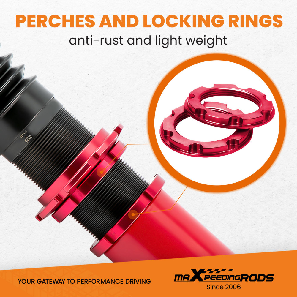 24 Levels Damper Adjustable Coilover Compatible for Holden VE Commodore Ute, Sedan,Wagon Lowering Kit