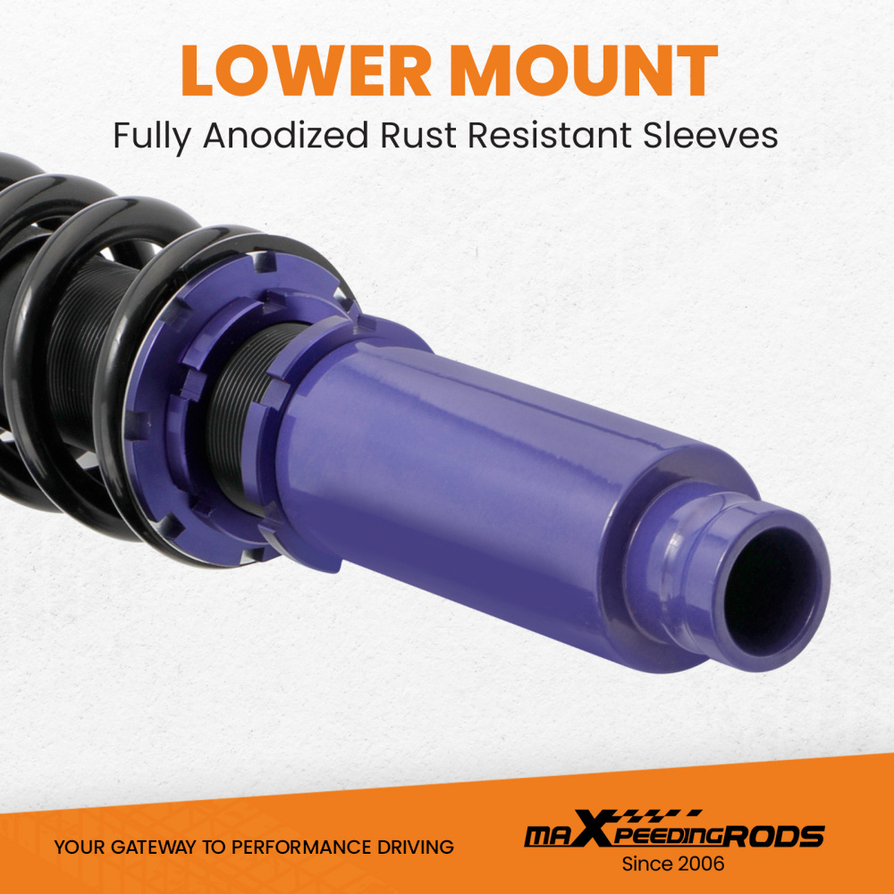 Compatible for Honda Accord 03-07 compatible for Honda Accord VII 4-door sedan CM4/CM5/CM6 2003-2007 Coilover Kit Lowering Kit