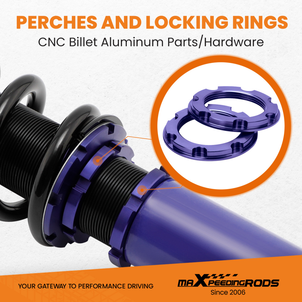 Compatible for Honda Accord 03-07 compatible for Honda Accord VII 4-door sedan CM4/CM5/CM6 2003-2007 Coilover Kit Lowering Kit