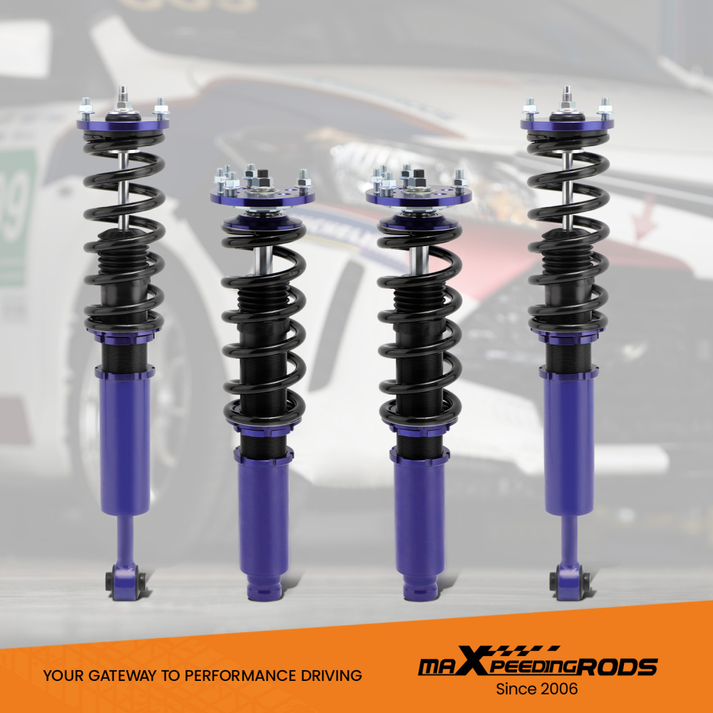 Compatible for Honda Accord 03-07 compatible for Honda Accord VII 4-door sedan CM4/CM5/CM6 2003-2007 Coilover Kit Lowering Kit