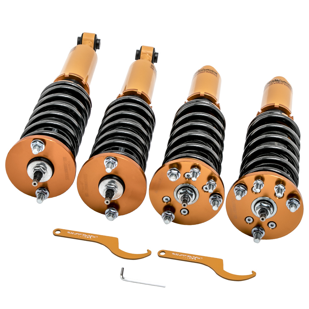 Height And Damper Adjustable Coilover adjustable shocks Suspension Kit compatible for Honda Accord compatible for Acura 2003-2008 Lowering Kit