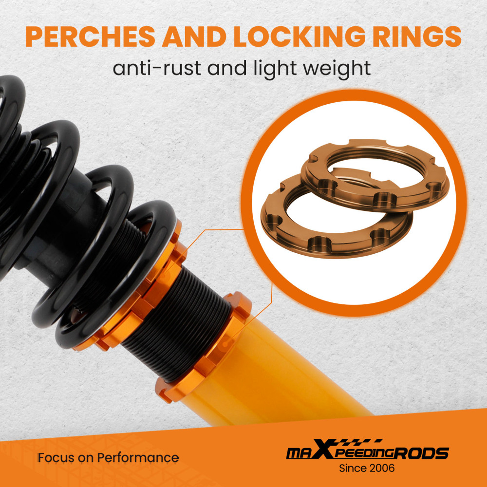 Coilovers Suspension Compatible for Honda Accord VII 4-door sedan CM4/CM5/CM6 2003-2007 Lowering Kit