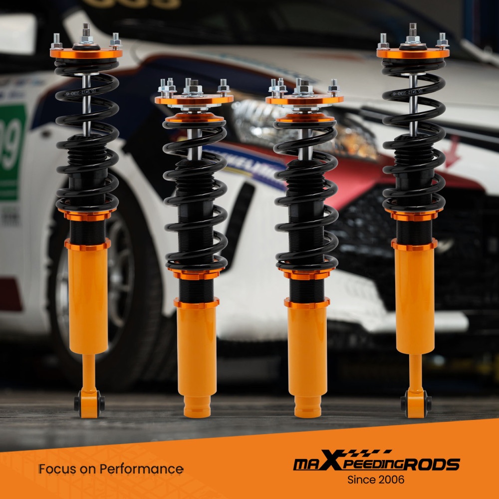 Height Adjutable Coilover Coil Suspension Spring compatible for Honda Accord 2003-2007 lowering kit