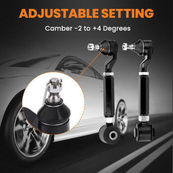 Coilovers ShocksRear Upper Lower Camber Arms Kit compatible for Honda Accord 2003-2007
