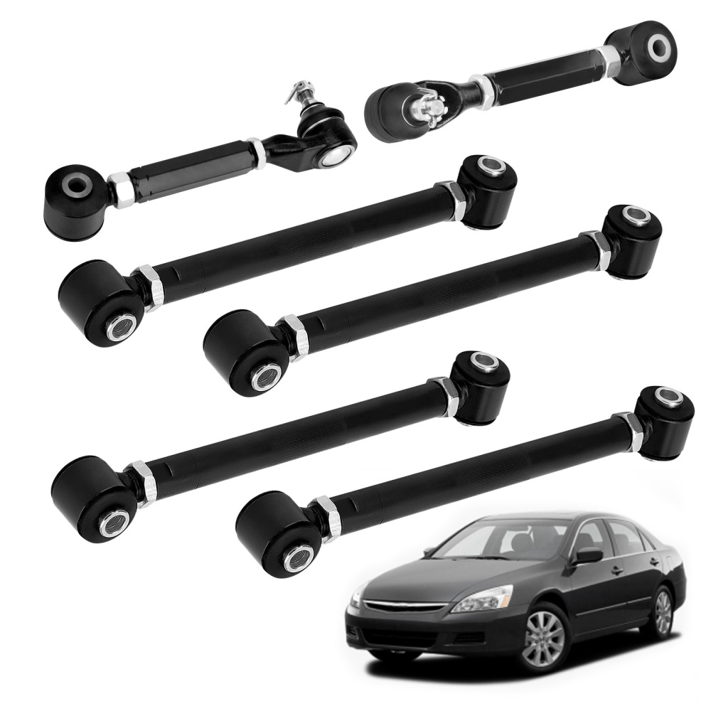 Coilovers ShocksRear Upper Lower Camber Arms Kit compatible for Honda Accord 2003-2007