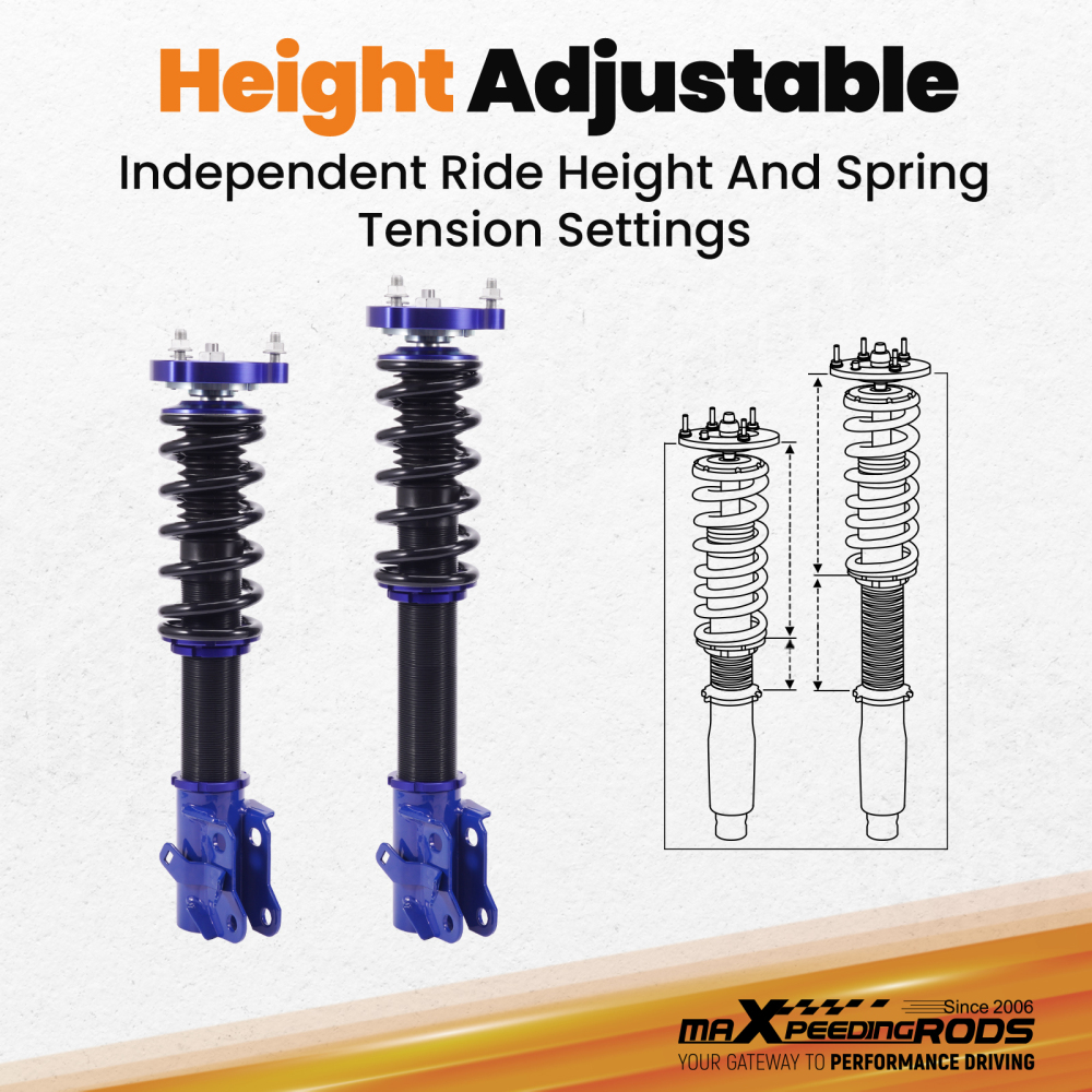 Coilovers Shock Strut Kits compatible for Honda Civic 2006-2011 FA5 FG2 FG1 Coil Lowering Kit