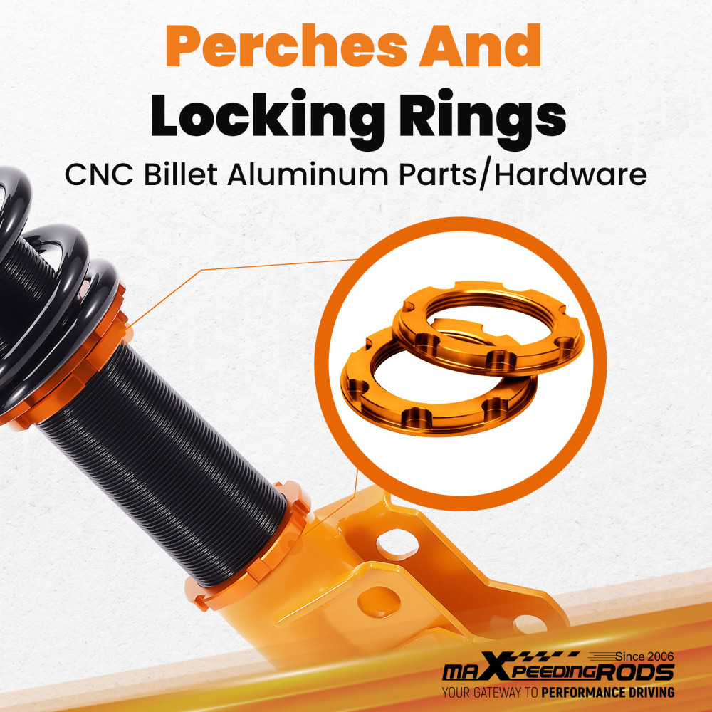 Coilovers Kit compatible for Honda Civic 2006-2011 FA5 FG2 FG1 Adj. Damper Height Lowering Kit