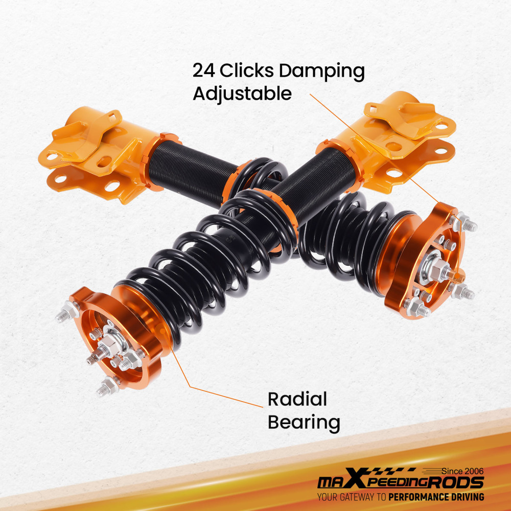 Coilovers Kit compatible for Honda Civic 2006-2011 FA5 FG2 FG1 Adj. Damper Height Lowering Kit