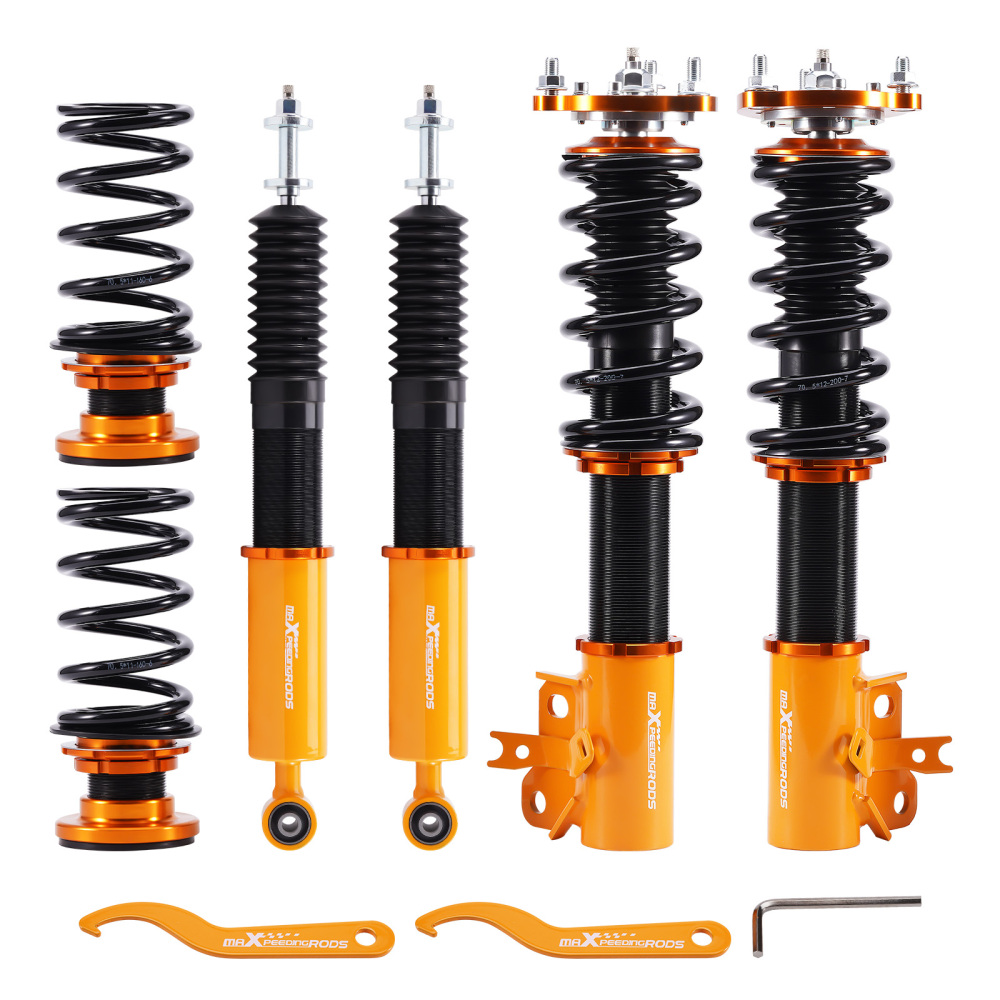 Compatible for HONDA CIVIC VIII 2-door coupe (FG1/FG2) 2006-2011 4pcs 24 Damper Adjustable Suspension Coilovers Shock Absorber kits Lowering Kit