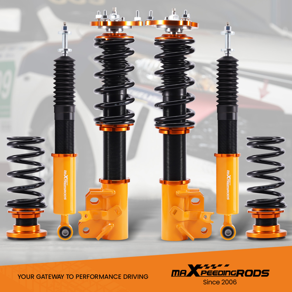 Compatible for HONDA CIVIC VIII 2-door coupe (FG1/FG2) 2006-2011 4pcs 24 Damper Adjustable Suspension Coilovers Shock Absorber kits Lowering Kit