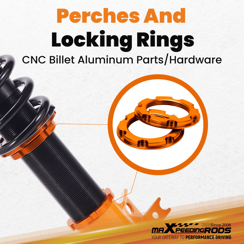 4pcs Kit ammortizzatori per auto Anteriore e Posteriore compatibile per Honda Acura CSX 2006-2011 Lowering Kit