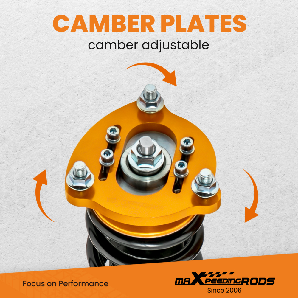 4pcs Adjust Height Coilovers Suspension Kits Shock Absorber compatible for Honda CIVIC 2006-2011 Lowering Kit