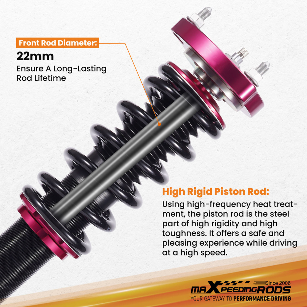 StreetAdjustable Coilover Kit compatible for Honda Civic FD1 FA1 FA5 06-11 Shock Absorber