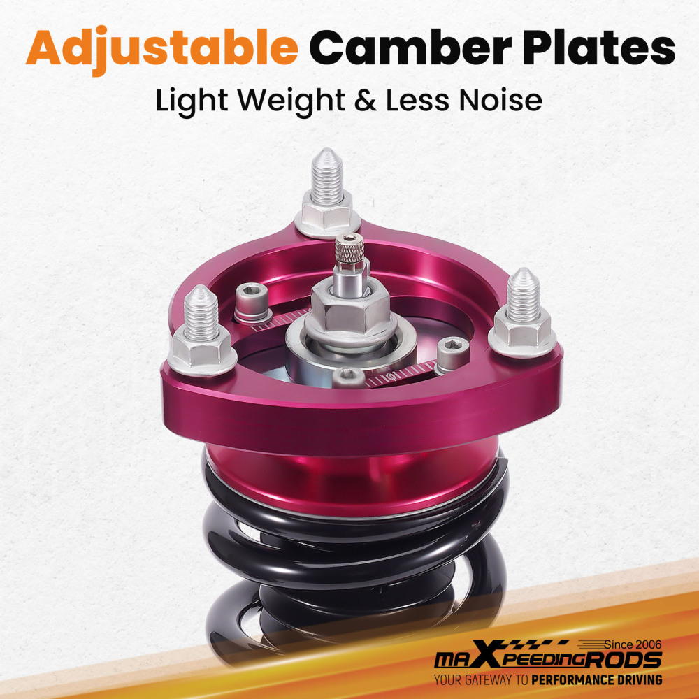 Coilovers w/Camber Arms compatible for Honda Civic 2006-2011 FA FD FG compatible for Acura