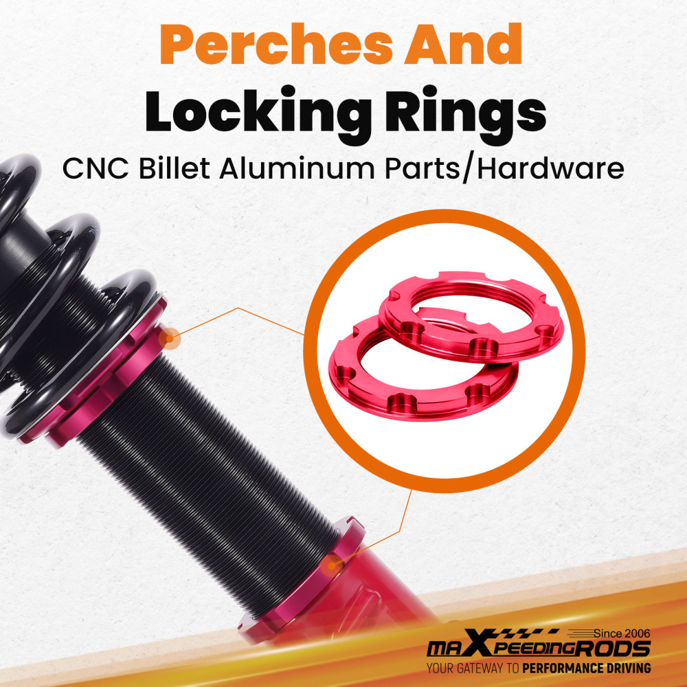 Coilover Suspension Shock compatible for Honda Civic Si Sedan 06-11 FD1 FD2 MK8 Coilovers