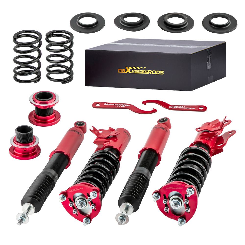 Compatible for Honda CivicSi 2006-2011 Maxpeedingrods Suspension Kits Adjustable Height Coil Strut Coilovers lowering kit