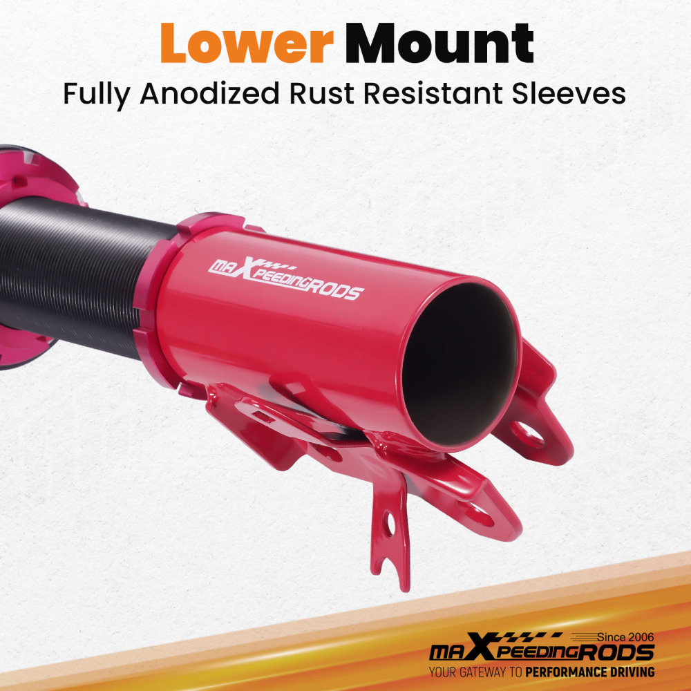 Compatible for Honda CivicSi 2006-2011 Maxpeedingrods Suspension Kits Adjustable Height Coil Strut Coilovers lowering kit