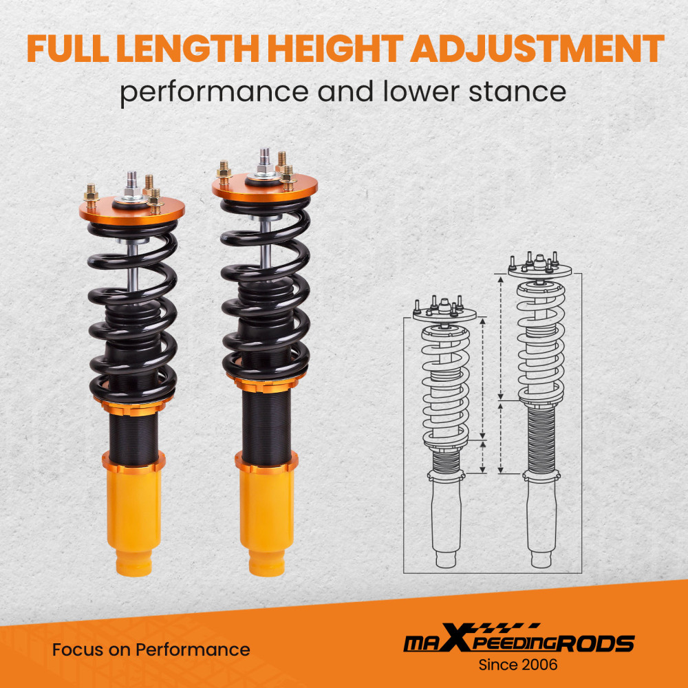 Ammortizzatore regolabile in altezza Ammortizzatore compatibile per Honda Accord Lowering Kit