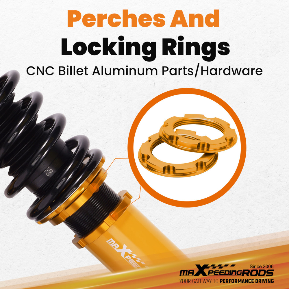 24-Way Ajustable Damper & Height Coilovers  Amortiguador compatible para Honda Civic 96-00