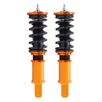 Compatible for Honda Civic / CRX 1988-1991 EE EF EC 4pcs 24 Damper Adjustable Suspension Coilovers Shock Absorber kits Lowering Kit