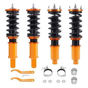 Kit Assetto a Ghiera Ammortizzatori compatibile per Honda Civic EC ED EE EF 1988-1991 CR-X