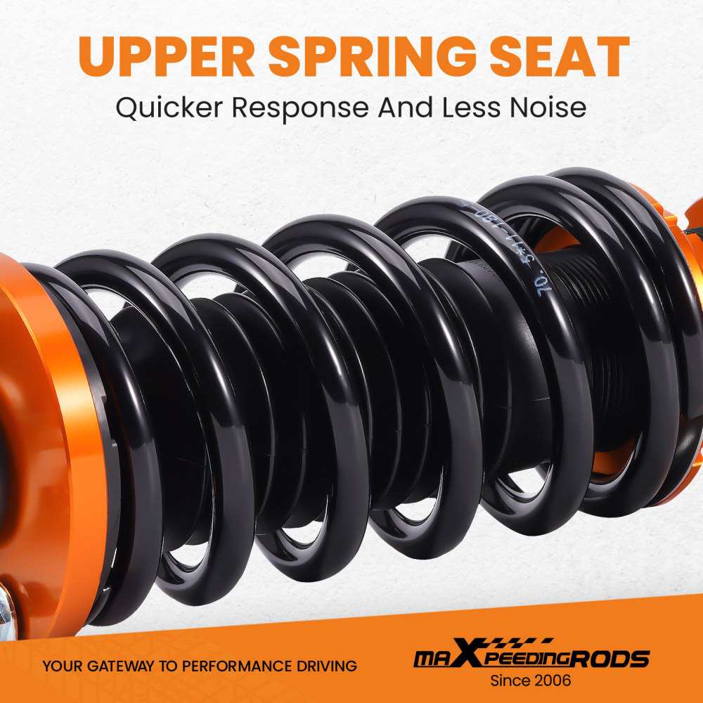 Maxpeedingrods Twin-Tube Damper Adjustable Coilover Suspension Kits Compatible for Honda Civic 1988-1991 EC ED EE EF lowering kit