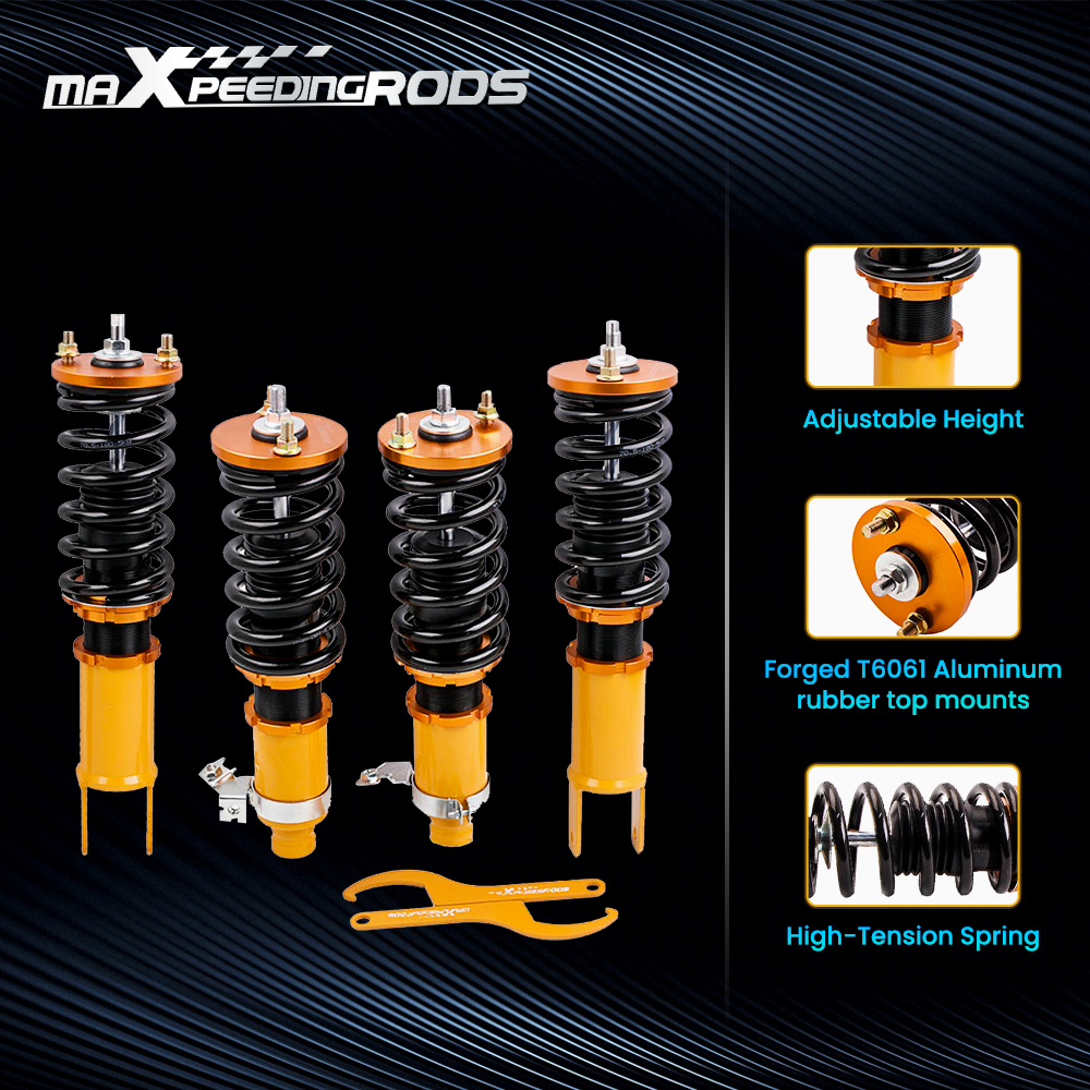 Compatible for Honda Civic EK2-EM1 1996-2000 Height Adjustable Coilover Suspension Kit Lowering Kit