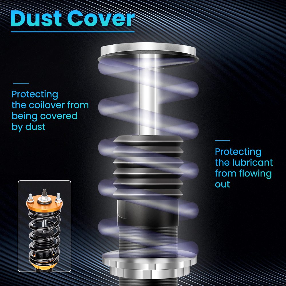 Maxpeedingrods Full Coilover Suspension Lowering Kits compatible for Honda Civic compatible for Acura Integra