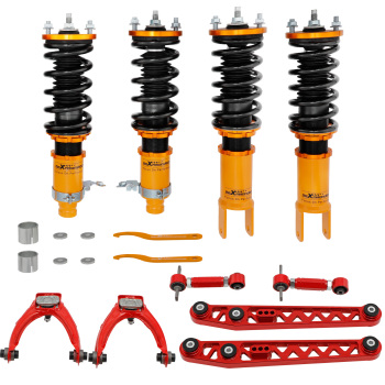 Coilovers + Control Arms compatible for Honda Civic EJ EK EM EJ5 1996-2000 Rear fork type