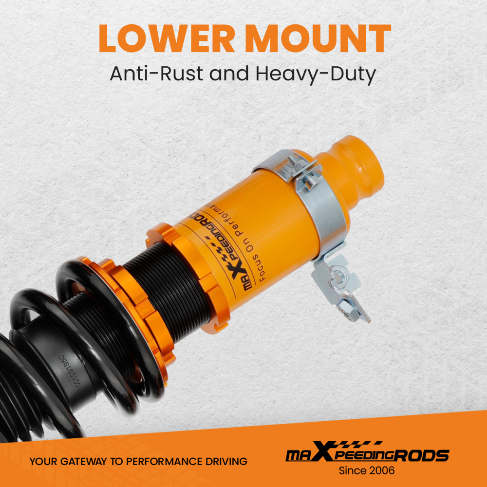 Coilovers + Control Arms compatible for Honda Civic EJ EK EM EJ5 1996-2000 Rear fork type