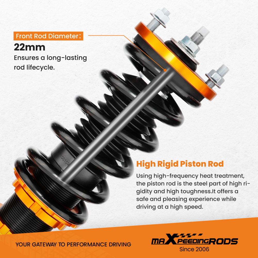 Coilovers + Control Arms compatible for Honda Civic EJ EK EM EJ5 1996-2000 Rear fork type