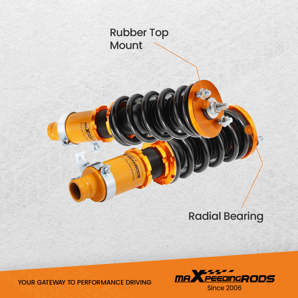 Coilovers + Control Arms compatible for Honda Civic EJ EK EM EJ5 1996-2000 Rear fork type