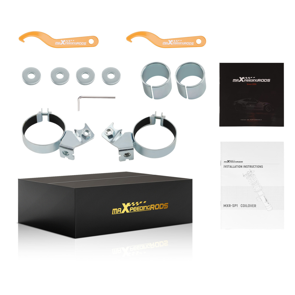 Réglable Suspension Amortisseurs kit compatible pour Honda CIVIC 1989-1991/CRX 1989-1991kit dabaissement