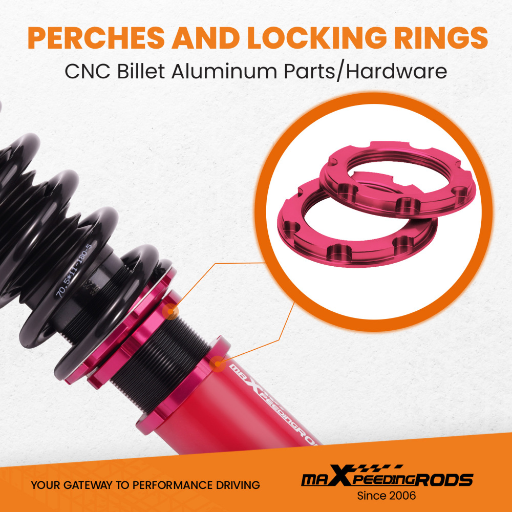 Amortisseur Combinés Filetés compatible pour Honda Civic EJ EK 1996-2000 EJ5 EJ6 EJ9 EK4 EK8