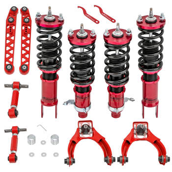 Coilovers Control Arms Kit compatible for Honda Civic EK EJ EM 1996-2000 Adjustable