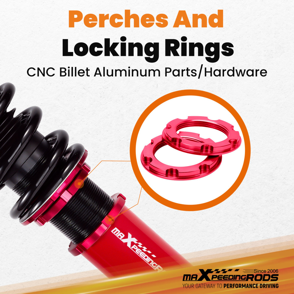 CoiloversRear Toe Arms compatible for Honda Civic 92-00 compatible for Acura Integra 94-01 Shock Kit