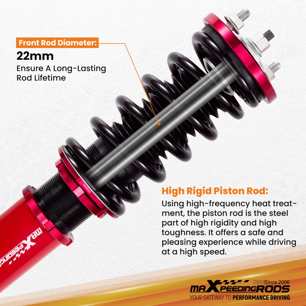 Maxpeedingrods Coilovers Suspension KitSway Bar Links compatible for Honda Civic 96-00