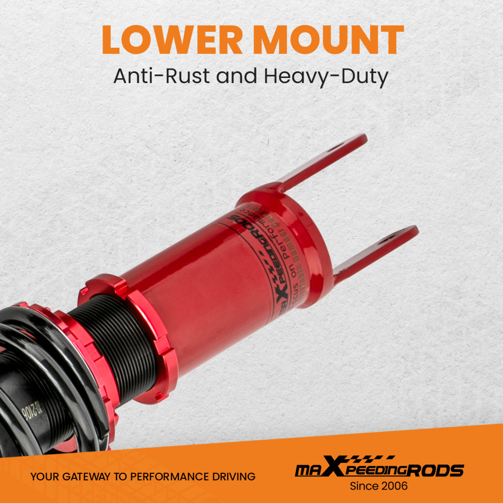 Compatible for Honda Civic 1989-2000 Height Adjustable Coilover Suspension Kit Lowering Kit