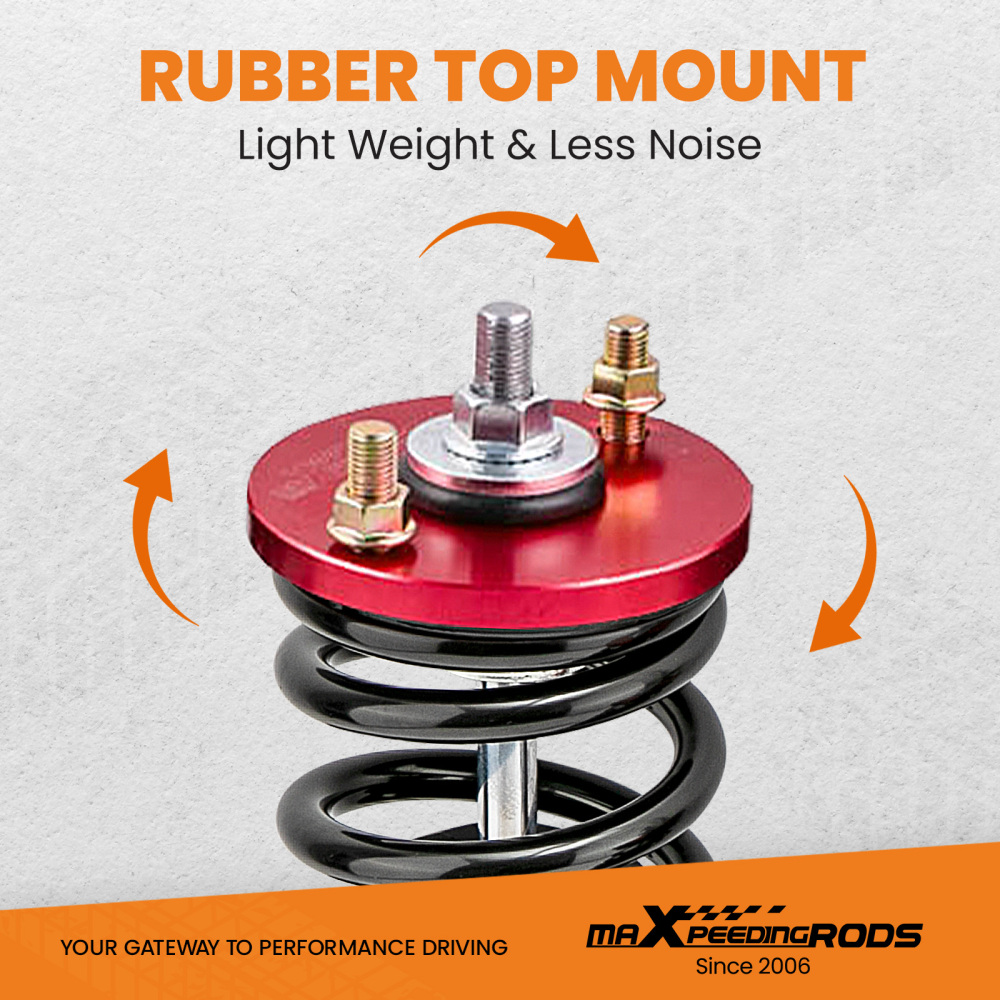 Compatible for Honda Civic 1989-2000 Height Adjustable Coilover Suspension Kit Lowering Kit