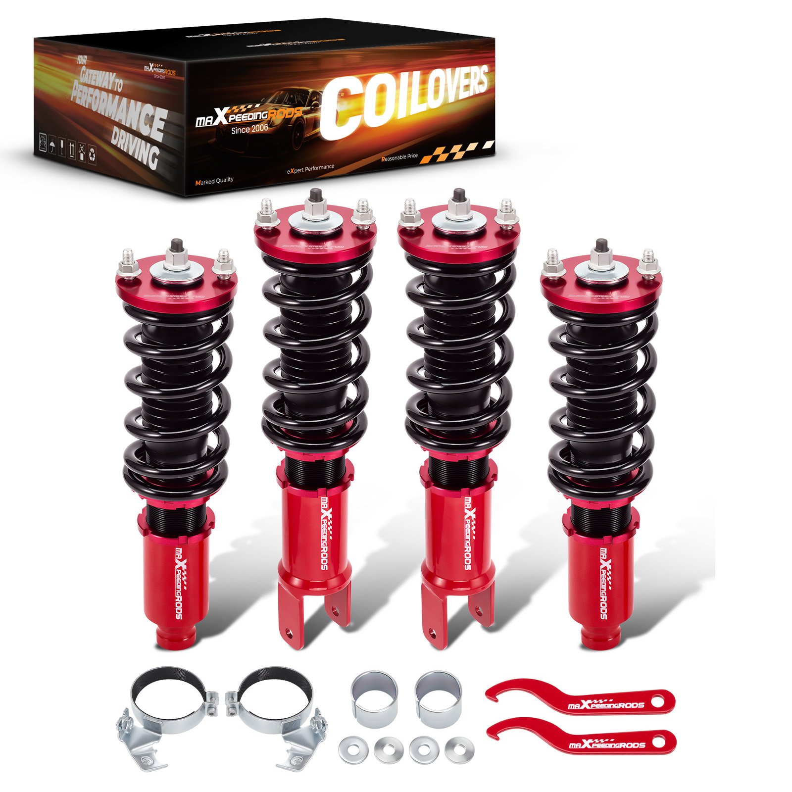 Coilovers compatible for Honda CR-X del Sol 1992-1995 Suspension