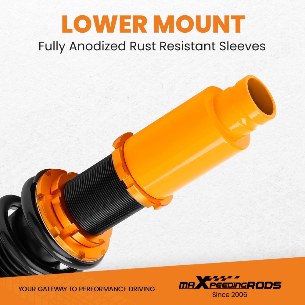 Adjustable Coilovers Front Upper Camber Control Arm Kit compatible for Honda CR-V 1997-2001