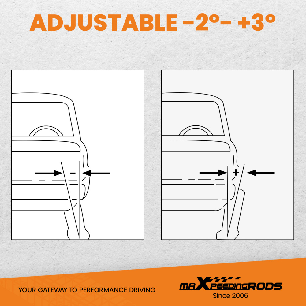 Adjustable Coilovers Front Upper Camber Control Arm Kit compatible for Honda CR-V 1997-2001