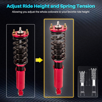 Coilover Rear Suspension Adjustable Upper Camber Control Arm compatible for Honda CRV 96-01