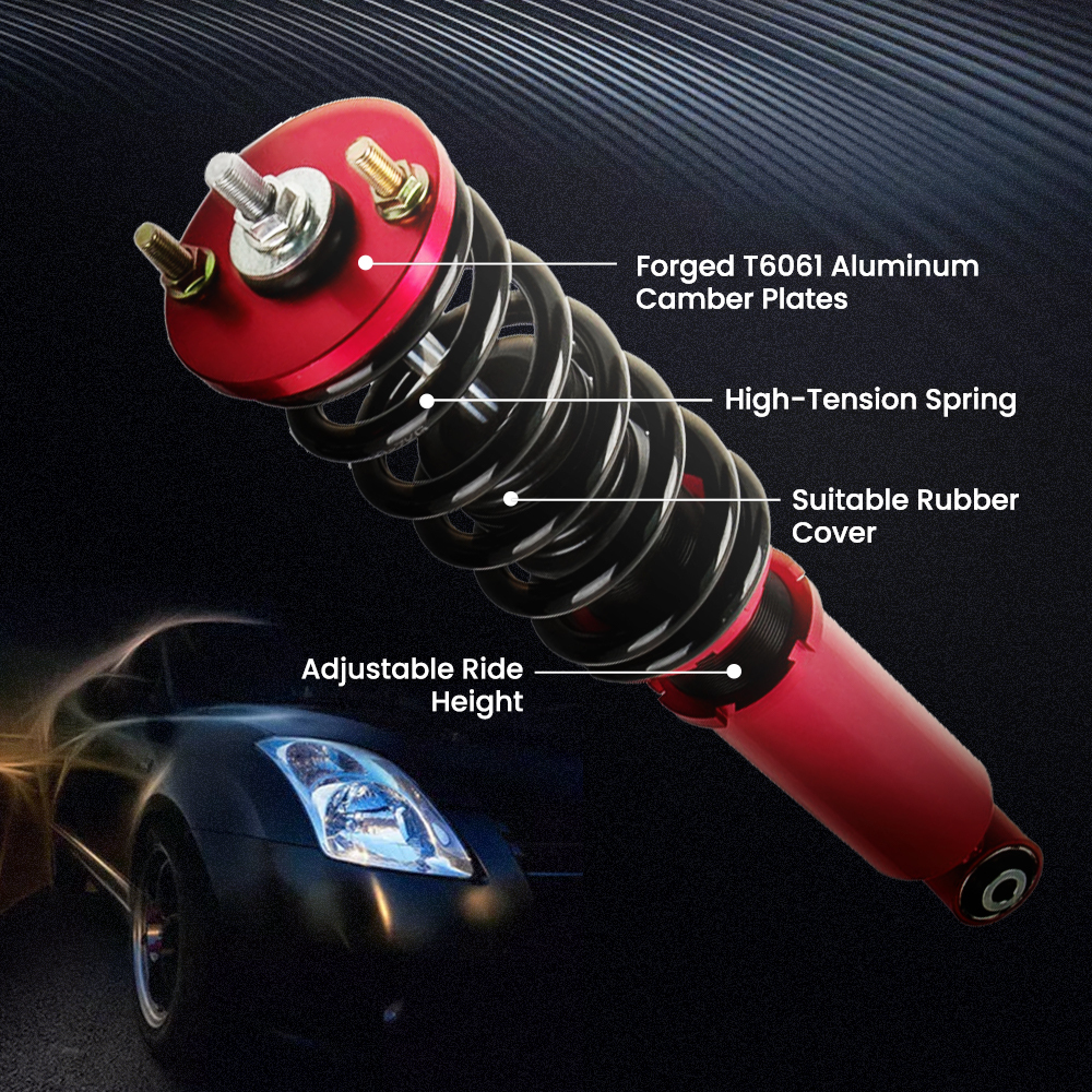 Coilover Rear Suspension Adjustable Upper Camber Control Arm compatible for Honda CRV 96-01