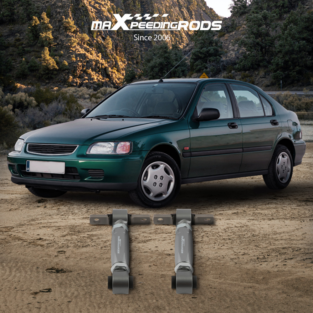 Coilover Rear Suspension Adjustable Upper Camber Control Arm compatible for Honda CRV 96-01