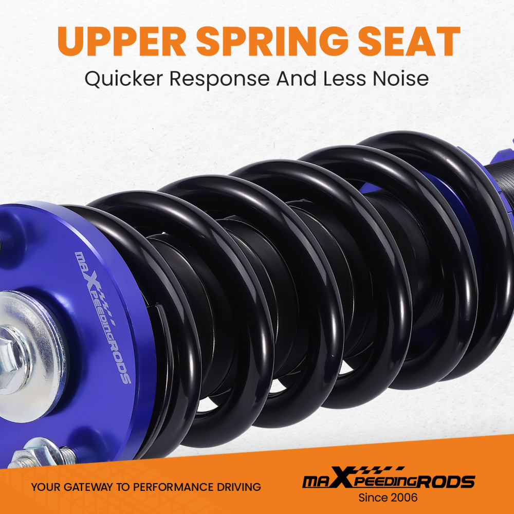 Coilovers Adjustable Front+Rear Camber+Toe Arm Kit compatible for Honda CR-V 1997-2001