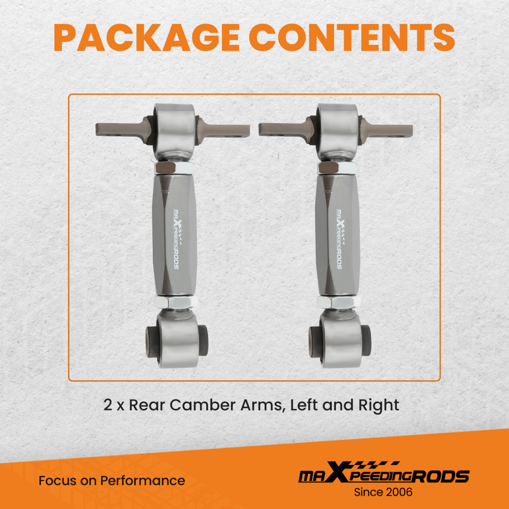 Coilovers Adjustable Front+Rear Camber+Toe Arm Kit compatible for Honda CR-V 1997-2001